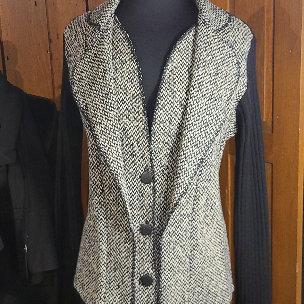 Lo Ri button up sweater size large